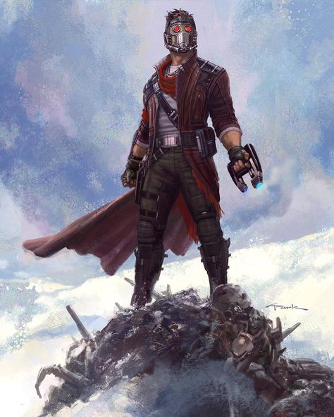 Star-Lord Art | Star-Lord And Mantis Concept Art For Guardians Of The ... Star Lord Comic, Marvel Concept Art, Film Marvel, Akali League Of Legends, Univers Marvel, The Guardians, Star Lord, Marvel Wallpaper, Wow Art