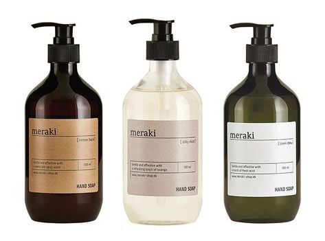 Stock your powder room with a new bottle of Aesop hand soap scented with botanical extracts, or save this special soap for your own principal ensuite. Soap Bottle Label Design, Men Soap, Gifts For The Groom, Desain Merek, Bali Interiors, Shampoo Packaging, Slow Beauty, Shampoo Design, Hand Soaps