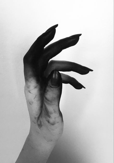 Black Stained Fingers, Black Witch Fingers, Black Clawed Hands, Black Fingertips Aesthetic, Black Stained Hands, Blackened Fingers Aesthetic, Blackened Fingertips, Black Fingers Aesthetic, Black Claws Aesthetic