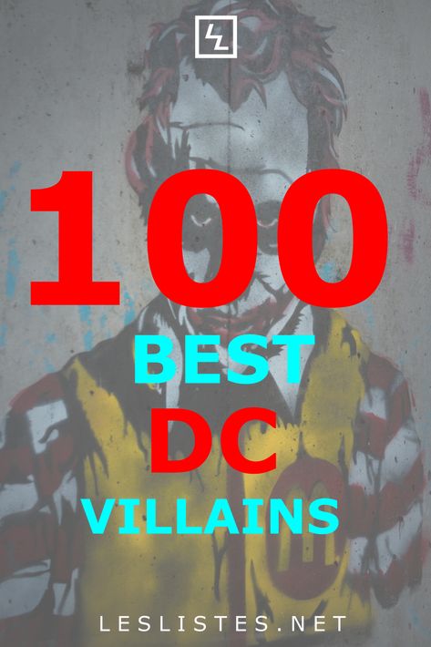 The DC Universe is filled with many Superheroes. It is also filled with some of the most iconic and evil villains. Check out the top 100 DC villains. #dccomics #DCUNIVERSE #villains   https://leslistes.net/top-100-dc-villains/ Dc Comics Villains, Hugo Strange, Eobard Thawne, Ocean Master, King Shark, Killer Croc, Comic Villains, Blood Brothers, Evil Villains