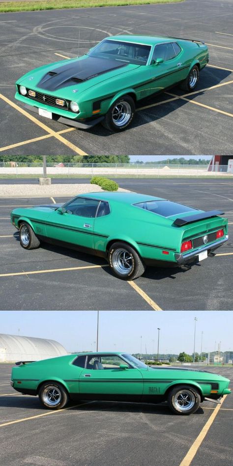 1971 Ford Mustang Mach 1, 1971 Mustang Mach 1, Yellow Mustang, Green Mustang, Cobra Mustang, 1971 Ford Mustang, Ford Mustang Shelby Cobra, Ford Mustang 1964, Ford Motorsport