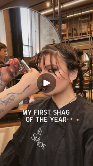 69K views · 5.3K reactions | First shag of the year! 

What do you think? 

While I fully endorse DIY trimming for all those brave enough, I do encourage visiting a hairdresser for haircuts/restyles. When it comes to shags/mullets I also advise going to someone well acquainted with that style, for best results ❤️

Thanks @lulurichardss at @sta__studios for my haircut. Lulu used @kevin.murphy @kevinmurphy.prouk products to style. 

#shagcut #shaghaircut #wolfcut #mullett #shaghair | Penelope Gwen • PRO MUA & CREATOR • | Otis McDonald · Rings Shag Haircut Videos, Curling A Shag Haircut, How To Give Yourself A Shag Haircut, How To Cut A Shag Haircut, 2024 Shag Haircuts, Shag Haircut, Brave, Thinking Of You, Encouragement