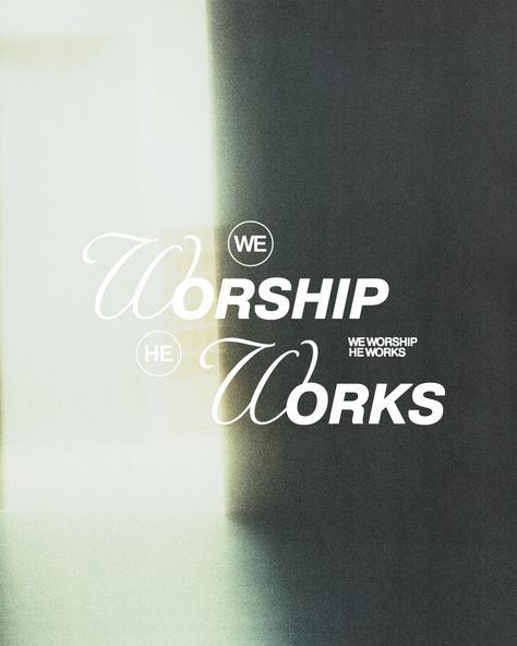 Yes, we put in the work, but worship is what we were made for. Then God works in a way only He can. Sermon Graphic Design, Worship Graphic Design, Worship Night Graphic, Worship Poster, Music Campaign, Church Poster Ideas, Church Social Media, Church Media Graphics, Sermon Quotes