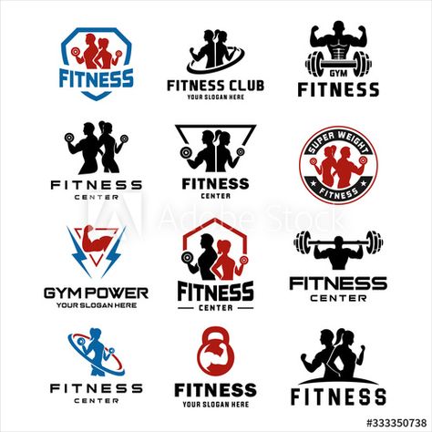 Gym Logo Design Fitness, Gym Logo Ideas, Workout Logo Design, Gym Logo Design Ideas, Gym Name Ideas, Logo Design Gym, Gym Logo Design, Logo Fitness, Idea Logo