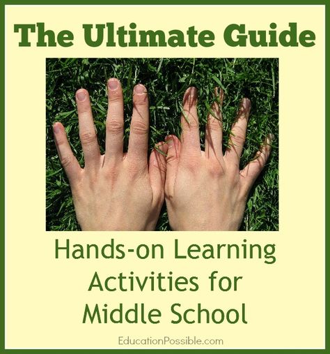 The Ultimate Guide to Hands-on Learning Activities for Middle School @Education Possible Middle School Education, Middle School Geography, Caps Lock, Homeschool Middle School, Differentiated Learning, Teaching Life, Middle School Classroom, Learning Style, Teaching Middle School