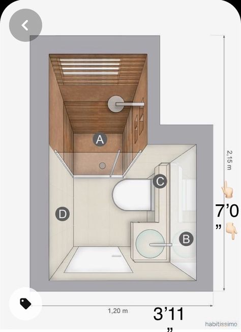 Skin Care Bathroom, Wall Storage Design, Bath Drawing, تصميم دورة مياه, Small Bathroom Floor Plans, Bathroom Shower Ideas, Small Bathroom Plans, Bathroom Layout Plans, Mini Bad