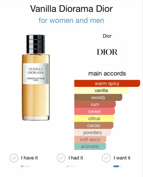 Vanilla Diorama, Woody Perfume, Christian Dior Paris, Vanilla Perfume, Men Dior, Sweet Citrus, Perfume Scents, Perfume Lover, Funny Emoji