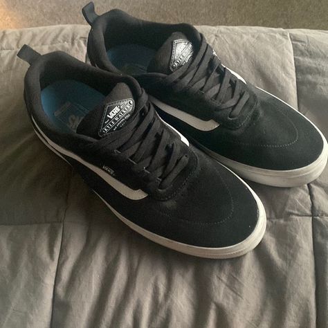 Black Kyle Walker Vans Pro Skate Shoe - Size 13 Vans Pro, Kyle Walker, Skate Shoe, Vans Old Skool Sneaker, Skate Shoes, Vans Sneaker, Canvas Material, Size 13, Like New