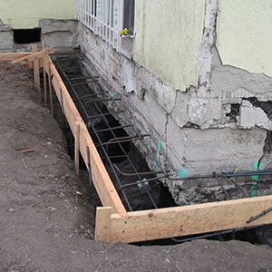 Deck Underpinning Ideas, Underpinning House, Fix Cracked Concrete, Home Foundation, Concrete Repair, Cabin Renovation, Hotel Floor Plan, Construction Repair, Pelan Rumah