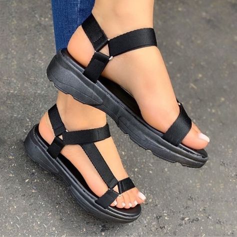 Lightweight & Colorful Perfect For Long Walks & Summer Fun Casual Shoes Women Flats, Colorful Slippers, Nylons Heels, Summer Flats, Open Toe Shoes, Fashion Sandals, Shoes Woman, Open Toe Sandals, Comfortable Sandals