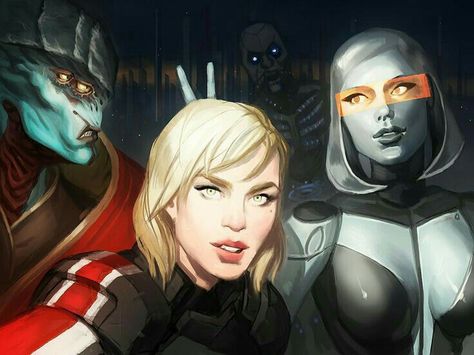 Javik Mass Effect, Mass Effect Fanart, Edi Mass Effect, Mass Effect Funny, Mass Effect Characters, Garrus Vakarian, Mass Effect Games, Mass Effect 1, Art Selfie