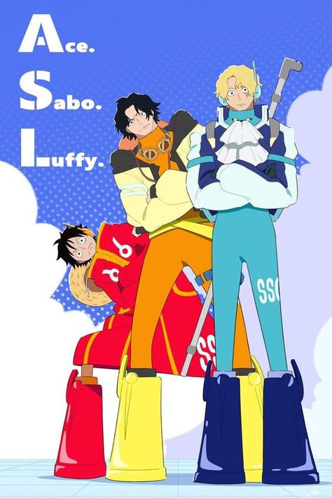 One Piece Trio Pfp, Asl Trio, Shanks And Buggy, Luffy Ace Sabo, Luffy Ace, Character Design Art, Jokes And Puns, Sabo One Piece, رورونوا زورو