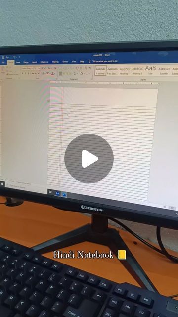 CYBER WAVE COMPUTER on Instagram: "How to create  Hindi Notebook 📒 in Ms word
#computer
#tricks #viral" Computer Tricks, Computer Projects, Writing Project, Ms Word, To Create, Notebook, Computer, On Instagram, Instagram