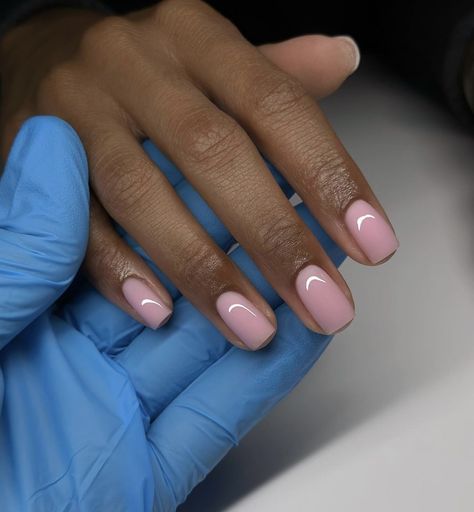 Short Classy Nails, Natural Nails Manicure, Nail Beds, Milky Nails, Acrylic Toe Nails, Work Nails, Short Acrylic Nails Designs, Strawberry Milk, Neutral Nails