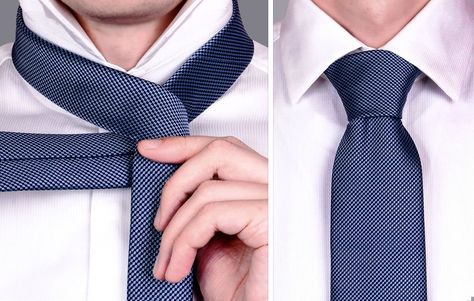 How to Tie a Half Windsor | Men's Health Half Windsor Knot, Windsor Tie Knot, Windsor Tie, Half Windsor, Windsor Knot, Make A Tie, Men Closet, Men's Health, Instructional Video