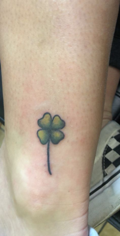 American Traditional 4 Leaf Clover Tattoo, Clover Tattoo, Clover Tattoos, American Traditional, Clover Leaf, Fish Tattoos, Jesus Fish Tattoo, Tattoo Ideas, Tattoos