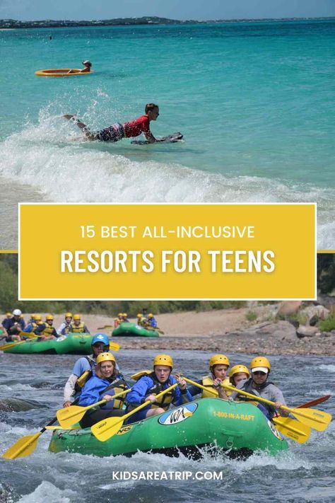 Best All Inclusive Resorts Mexico For Families, Best All Inclusive Resorts For Families With Teens, Teen Vacation Ideas, Best Family Vacations With Teens, Best All Inclusive Resorts For Families, All Inclusive Resorts In The Us, Best Family All Inclusive Resorts, Best Us Vacations, Cheapest All Inclusive Resorts