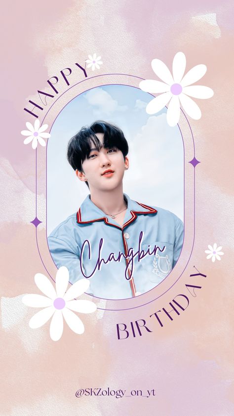 Happy Changbin Day, Happy Changbin, Changbin Birthday, Changbin Wallpaper, August Wallpaper, Stray Kids Wallpaper, Straykids Changbin, Birthday Wallpaper, Kids Wallpaper