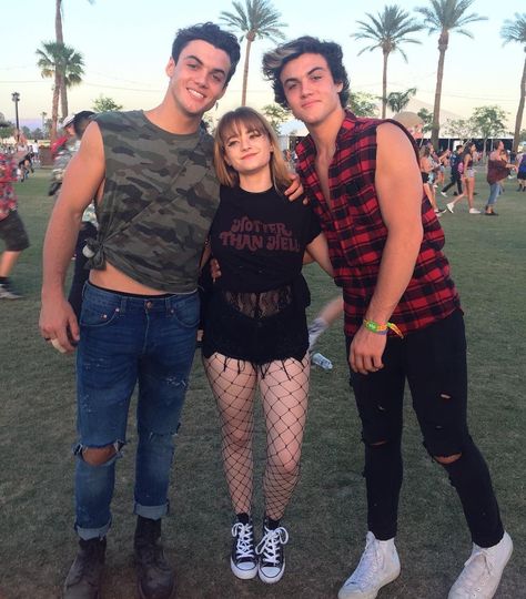 Grayson Dolan Coachella, Ethan Dolan Coachella, Dolan Twins Coachella, Youre Welcome, Coachella 2017, Ethan Dolan, Grayson Dolan, Dolan Twins, Festival Fashion