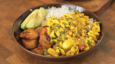 Curry ackee - Original Flava Vegan Curry, Island Food, Jamaican Recipes, Healthy Protein, Vegan Breakfast, Fresh Ginger, Quick Dinner, Veggie Recipes, Main Course