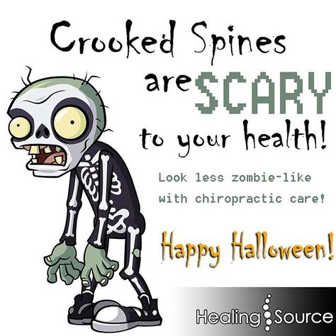 Feeling like a zombie this Halloween? We've got just the right doctors to take care of that (and the symptoms that go with it) naturally! Stop by with aches and pains and leave happy! #bootobackpain #lascruceschiro  #healingsourcelc #zombies Halloween Chiropractic, Chiropractic Halloween, Chiropractor Humor, Physical Therapy Memes, Physical Therapy Humor, Chiropractic Humor, Chiropractic Art, Chiropractic Quotes, Benefits Of Chiropractic Care