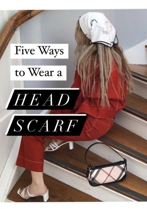 ways to wear headscarf head scarf handkerchief Wear A Head Scarf, Cut Shirt Designs, Cut Shirts, Bandanas, 5 Ways, Head Scarf, Scarf Styles, Black Hair, Shirt Designs