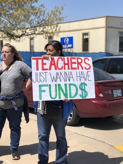 Teacher Picket Signs, Strike Signs, Strike Poster, Hs Classroom, Red Posters, March Signs, Picket Signs, Union Strong, Teachers Strike