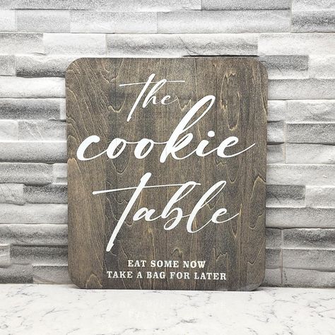 Cookie table wedding