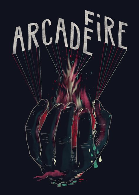 arcade fire rock poster music https://es.pinterest.com/bigtoe142/ Arcade Fire Poster, 00s Music, Musical Wallpaper, Fire Rocks, Vintage Music Posters, Arcade Fire, Classic Rock And Roll, Music Poster Design, Poster Music