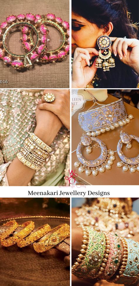 Indian Bride Traditional, Meenakari Jewellery, Trendy Jewellery, Accessories Indian, Pink Powder, Jewellery Indian, Traditional Jewellery, Follow Button, Bridal Jewellery Indian