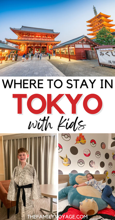 Are you trying to decide where to stay in Tokyo with kids? I'm sharing my insights on the best hotels in Tokyo for families including family-friendly amenities and locations. Don't mess this valuable info on Tokyo places to stay! | Japan family trip | Japan family vacation | where to stay in Tokyo Japan with kids | best hotels in Tokyo Japan for families | Japan travel planning | Japan trip planning Japan Family Vacation, Japan Itinerary With Kids, Family Trip To Japan, Tokyo Places, Hotels In Tokyo Japan, Japan For Kids, Hotels In Tokyo, Tokyo With Kids, Japan With Kids