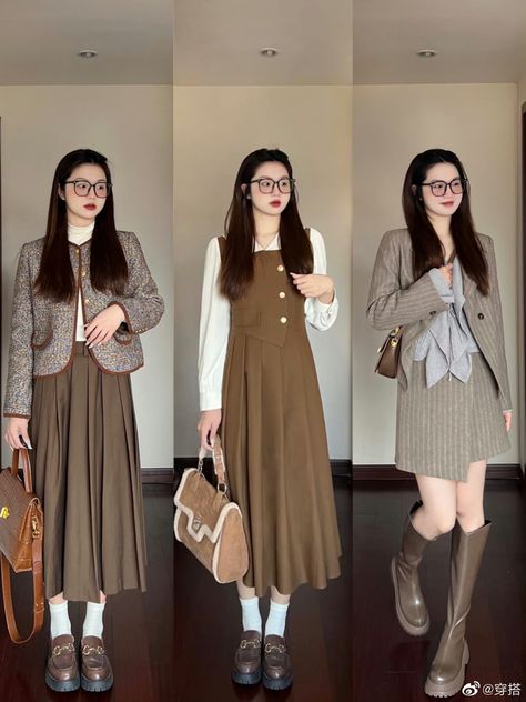 Vintage Hijab Outfit, College Outfits Hijab, Casual Feminine Outfits, Vintage Hijab, Hijab Vintage, Japan Outfits, Creative Shoot, Outfit Korean Style, Modest Apparel