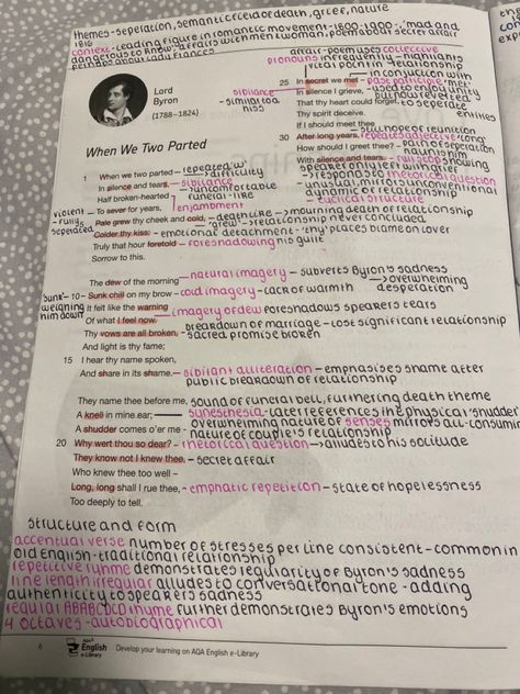 When We Two Parted Poem Analysis, Mother Any Distance Poem Analysis Gcse, Poetry Anthology Gcse Annotations Love And Relationships, Porphyrias Lover Analysis, Gcse English Literature Poetry Love And Relationships, Annotated Literature, Love And Relationships Poetry Gcse Aqa, Love And Relationships Poetry Gcse, Annotated Poetry