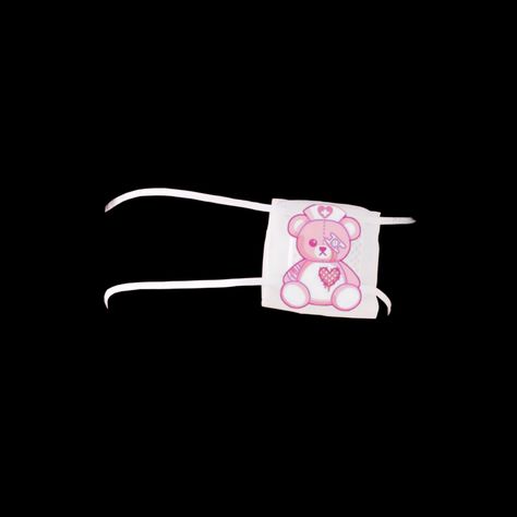 pink bear eye patch Pink Bear, Eye Patch, Enamel Pins, Pink, Quick Saves