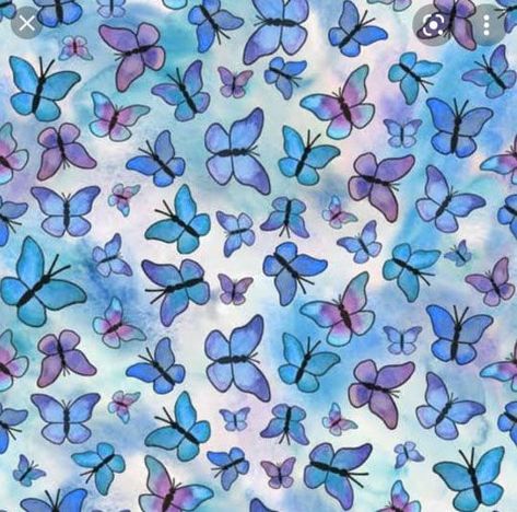 Butterfly Fabric, Butterfly Purple, Sassy Wallpaper, Butterfly Blue, Disney Phone Wallpaper, Cute Christmas Wallpaper, Purple Watercolor, Unique Fabric, Beach Wallpaper