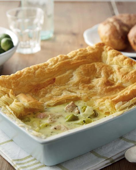 Turkey & Leek Pie - ALDI UK Turkey And Leek Pie, Cooking Turkey Breast, Leek Pie, Aldi Recipes, Savory Dinner, Leftover Turkey Recipes, Chicken Main Dishes, Leftover Turkey, Cooking Turkey