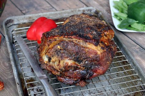 Crispy Skin Slow Roasted Pork Shoulder | Ruled Me Picnic Shoulder Recipes, Pork Picnic Shoulder Recipes, Pork Shoulder Picnic Roast, Pork Shoulder Picnic, Roasted Pork Shoulder, Pork Picnic, Slow Roasted Pork Shoulder, Picnic Roast, Pork Shoulder Recipes