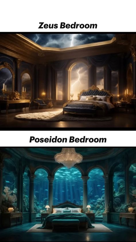 Ai Generated Poseidon Cabin Interior, Zeus Cabin Interior, Zeus Cabin, Poseidon Cabin, Cabin, Media, Bedroom, Quick Saves