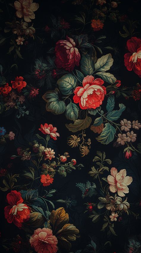 Beautiful, vintage floral background generated with AI. Vintage Floral Background, Aw 2024, Backgrounds Vintage, Vintage Floral Backgrounds, Floral Backgrounds, Flowery Wallpaper, Antique Floral, Floral Pattern Design, Floral Background