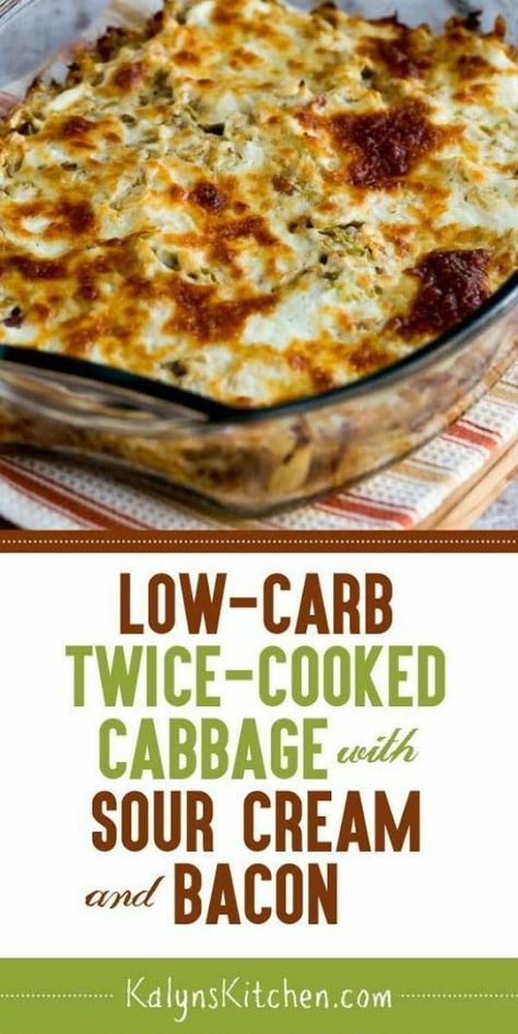 Keto Cabbage Recipe, Cabbage And Bacon, Cooked Cabbage, South Beach Diet, Low Carb Diets, Low Carb Sides, Low Carb Side Dishes, Keto Side Dishes, Turkey Bacon