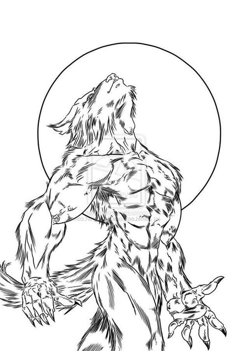 Goosebumps The Werewolf Coloring Pages, from Fantasy Coloring Pages topics #coloring #coloringpages #printable Werewolf Coloring Pages, Skyrim Werewolf, Werewolf Howling, Dance Coloring Pages, Deer Coloring Pages, Werewolf Girl, Cartoon Wolf, Wolf Colors, Native American Wolf