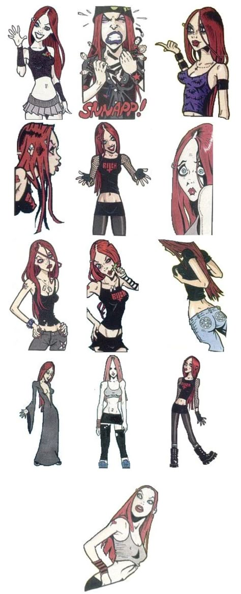 Alt Cartoon Characters, Pandora Peroxide Outfits, Pandora Peroxide Comic, Pandora Peroxide Pfp, Pandora Peroxide, Punk Cartoon, Alternative Comics, Wrestling Gear, Goth Wallpaper