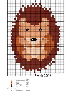 Hedgehog Patterns Free, Hedgehog Cross Stitch Pattern Free, Hedgehog Pattern, Hedgehog Craft, Animal Cross Stitch Patterns, Mini Cross Stitch, Beaded Cross Stitch, Diy Cross Stitch, Crochet Cross