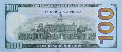 Casino Birthday, Money Template, Dollar Note, Dollar Banknote, 100 Dollar Bill, Federal Reserve Note, Money Bill, Independence Hall, 100 Dollar