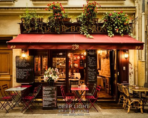 Bistro Interior, Bistro Decor, Cafe Photo, Cafe Exterior, Paris Bistro, Photo Paris, Restaurant Exterior, Bistro Restaurant, Bookstore Cafe