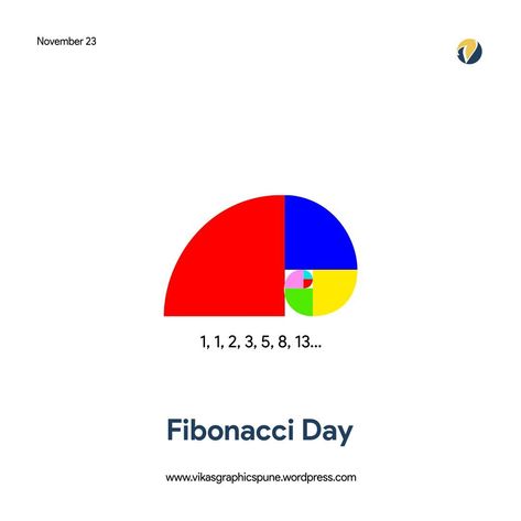 Happy Fibonacci Day.🌼🌸🌲🌀🌊🍍 November 23 is 🔢 Fibonacci Day, honors one of the most influential mathematicians of the Middle Ages - Leonardo Bonacci. #fibonacci #fibonacciday #fibonaccisequence #branding #marketing #design #digitalmarketing #socialmedia #advertising #creative #vikasgraphics #vikasagawane Fibonacci Day, Festival Ads, Advertising Creative, Fibonacci Sequence, Branding Marketing, The Middle Ages, November 23, Marketing Design, Middle Ages