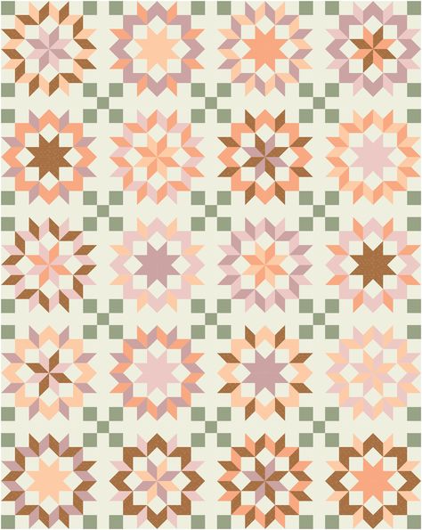 Vintage Floral Quilt Patterns, Peach Quilt, Rose Garden Quilt, Amish Dahlia Quilt Pattern, Whig Rose Quilt Pattern, Wooden Roses, Rose Quilt, Easy Quilt Patterns, Artisan Craft