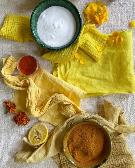 We have curated a selection of color for you! Head to our new page : Curated Color to dive into the world of YELLOW 🍋🌼 Yellow is one of the most simple and satisfying colors to achieve with natural dyes. We put together a host of our dyes , tutorials and products to get you there. Click the photo to dive in! #yellow #naturaldye #colors #naturaldyes #plantdyes #naturaldyersofinstagram #sustainability #botanicaldye #botanicaldyes #marigold #plantdye #rawdyes #fustic #weld Natural Dye Fabric, Natural Dyeing, Botanical Dyeing, Madhubani Art, Natural Line, Plant Dyes, Natural Dye, Colour Images, Natural Dyes