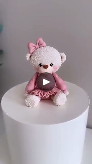 Teddy Bear Clay, Teddy Bear Topper, Clay Teddy Bear, Teddy Bear Cake Topper, Teddy Bear Cake, Bear Cake Topper, Teddy Bear Cakes, Bear Cake, Cute Teddy Bear