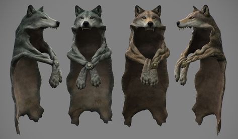 Wolf Pelt, Wolf Headdress, Wolf Clothing, Wolf Hat, Anatomy References, Red Rising, Space Wolves, Wolf Head, A Wolf